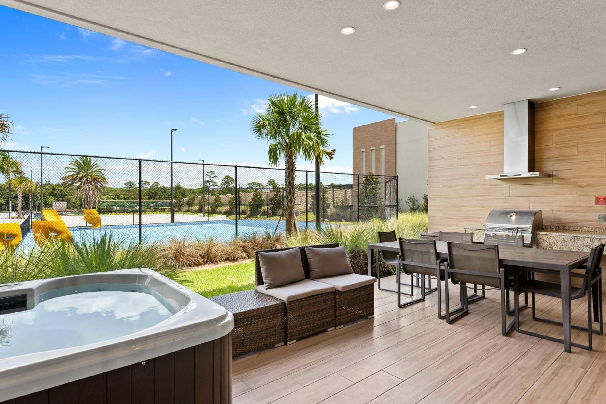 7583 Magic Village Jacuzzi 3 Suites Near 192 And Disney Orlando Esterno foto